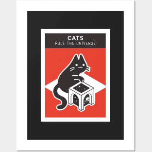 Cats rule the universe Posters and Art